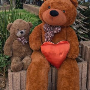 דובי ענק 3 מטר חום -"חום כהה" בסגנון קלאסי