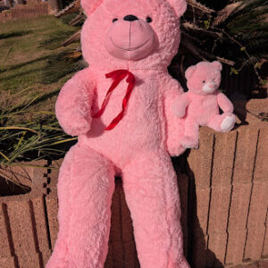 דובי ענק קלאסי 1.4 מטר - ורוד בייבי