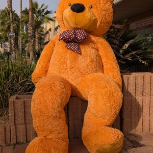 דובי ענק 3 מטר חום -"חום קרמל" בסגנון קלאסי